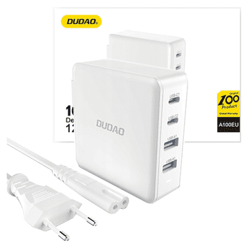 1 to 3 Dudao Gan 100W Polnilec Za Telefone Usb-C Usb Za Magsafe Iphone 12 13 14
