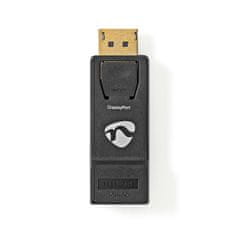 Nedis Adapter Displayport | DisplayPort moški | HDMI ženski | 4K@30Hz | Pozlačeno | Naravnost | Okrogla | ABS | ABS | antracit | Škatla 
