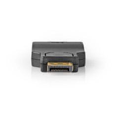 Nedis Adapter Displayport | DisplayPort moški | VGA ženski 15p | 1080p | Pozlačeno | Naravnost | Okrogla | ABS | antracit | Škatla 