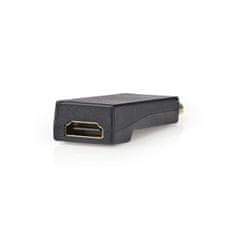 Nedis Adapter Displayport | DisplayPort moški | HDMI ženski | 4K@30Hz | Pozlačeno | Naravnost | Okrogla | ABS | ABS | antracit | Škatla 