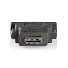 Nedis Adapter HDMI | Priključek HDMI | DVI-D 24+1-pin ženski | Pozlačeno | Naravnost | ABS | antracit | 1 kos | Škatla 