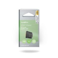 Nedis Adapter HDMI | HDMI ženski | DVI-D 24+1-pin moški | Pozlačeno | Naravnost | PVC | antracit | 1 kos | Karton z okencem 