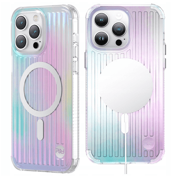 Kingxbar Magnetni ovitek Kingxbar PQY Go Out Series za iPhone 14 Plus MagSafe Laser Color