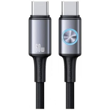 1 to 3 Usams Huan Series Kabel Za Usb-C 1,2M 60W S Funkcijo Hitroga Polnjenja