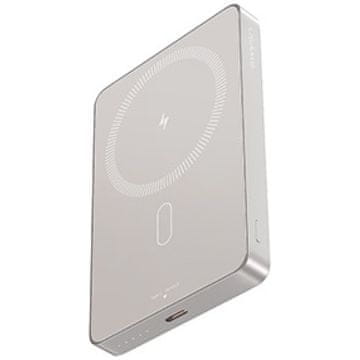 USAMS Brezžična prenosna baterija 10000mAh 20W, Usams Magnetic, Titanium