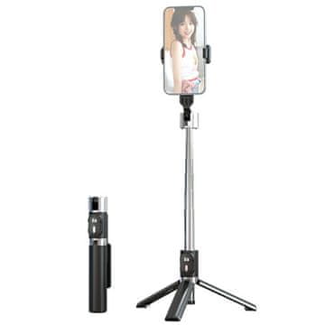 1 to 3 Usams Selfie Stick Zb324 Mini Brezžična Za Pametne Telefone Dometa 10M Z Bluetooth