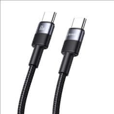 USAMS USAMS komplet kablov USB-C na USB-C, 30 kosov, 60 W, 1,2 m, pleteni SJ724ZJ01 (US-SJ724)