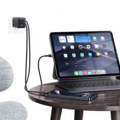USAMS USAMS komplet kablov USB-C na USB-C, 30 kosov, 60 W, 1,2 m, pleteni SJ724ZJ01 (US-SJ724)
