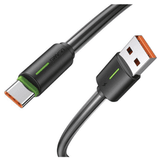 USAMS USAMS kabel USB-C 3A YU serija 1mUSB-C/USB-A črn/črn SJ732USB01 (US-SJ732)