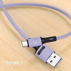 USAMS USAMS kabel U52 USB-C 2A hitro polnjenje 1m vijoličen SJ436USB04 (US-SJ436)