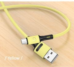 USAMS Usams kabel U52 microUSB 2A hitro polnjenje 1m rumen/rumen SJ435USB03 (US-SJ435)