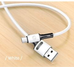 USAMS Usams kabel U52 microUSB 2A hitro polnjenje 1m bel/bel SJ435USB01 (US-SJ435)