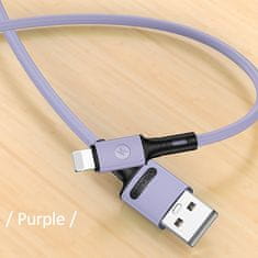 USAMS Usams kabel U52 Lightning 2A Hitro polnjenje 1m vijoličen/vijoličen SJ434USB04 (US-SJ434)