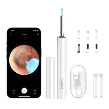 Bebird Ušesni otoskop s kamero za čiščenje ušes Bebird T15 (bela)