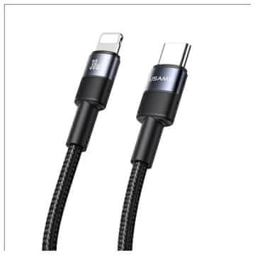 1 to 3 Usams Usb-C To Lightning Kabel 30W Za Iphone 11 12 13 1.2M Hitro Polnjenje