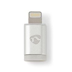 Nedis Adapter Lightning | Apple Lightning, 8-polni | USB Micro-B ženski | Pozlačeno | Okrogla | Aluminij 
