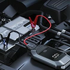 USAMS Jumpstarter Powerbank 8000mAh+ vgrajena svetilka črna ZB284ZDB01 (US-ZB284)