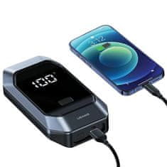 USAMS Jumpstarter Powerbank 8000mAh+ vgrajena svetilka črna ZB284ZDB01 (US-ZB284)