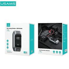 USAMS Jumpstarter Powerbank 8000mAh+ vgrajena svetilka črna ZB284ZDB01 (US-ZB284)