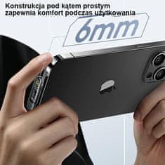 USAMS USAMS kotni kabel za hitro polnjenje USB-C na LightningPD 20W, serija Iceflake, 1,2 m, črna/črna SJ583USB01 (US-SJ583)