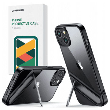 Ugreen LP634 zaščitni ovitek s stojalom, trdi ovitek z gel okvirjem in vgrajenim stojalom za iPhone 14 Plus (90925)
