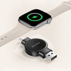 1 to 3 Brezžični Polnilec Awei Za Ure Apple Samsung W26 Za Modele Ur