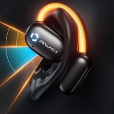 1 to 3 Awei Brezžične Bluetooth Slušalke 5.4 Za Telefone In Priključilno Postajo