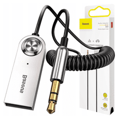 1 to 3 Bluetooth 5.0 Avdio Adapter Baseus Usb, Aux (Črn)