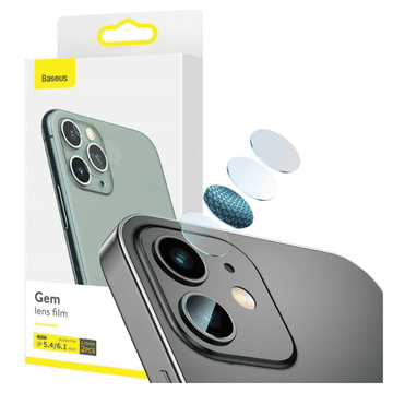 1 to 3 Baseus Kaljeno Steklo 2X Za Iphone 12 Iphone 12Mini Zaščita Kamere