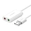 Zunanja Usb Zvočna Kartica Ugreen Us205 15 Cm (Bela)