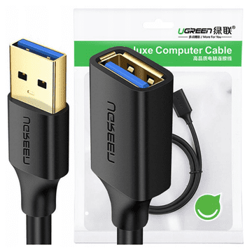 1 to 3 Ugreen Usb 3.0 Podaljšek 0,5M Za Računalnik Brez Izgube