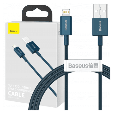 1 to 3 Baseus Usb Kabel Lightning 2.4A Za Apple Telefone 1M Hitro Polnjenje
