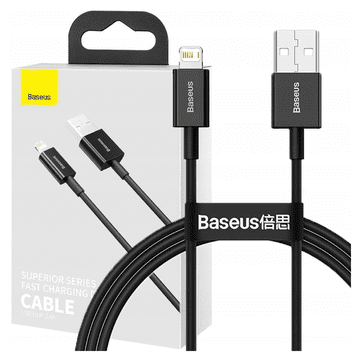 1 to 3 Baseus Lightning Kabel 2.4A Za Iphone 1M Za Hiter Prenos Podatkov
