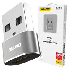 DUDAO USB Type-C na USB adapter črne barve (L16AC črne barve)