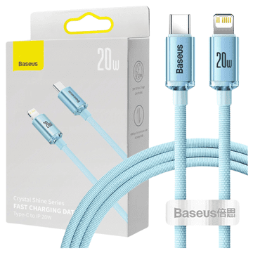 1 to 3 Baseus Usb-C Kabel Za Lightning 1.2M 20W Iphone 11 12 13 14 Hitro Polnjenje