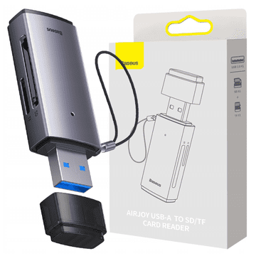 1 to 3 Baseus Sd Tf Usb Čitalec Pomnilniških Kartic Za Prenosni Računalnik Z Usb 3.0 Vrata