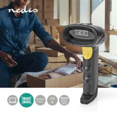 Nedis Čitalnik črtne kode | CMOS | Žično | 1D linearno / 2D/QR | USB napajanje | USB 2.0 