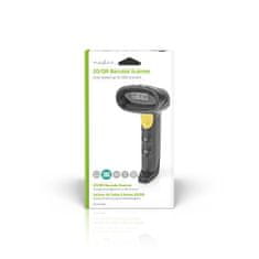 Nedis Čitalnik črtne kode | CMOS | Žično | 1D linearno / 2D/QR | USB napajanje | USB 2.0 