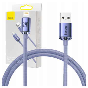 1 to 3 Baseus Usb Kabel Lightning 2.4A 1.2M Za Iphone 12 13 14 Hitro Polnjenje