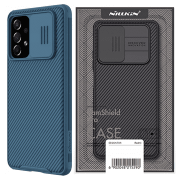 Nillkin Nillkin CamShield Pro Case oklepni ovitek za kamero Samsung Galaxy A73 modre barve