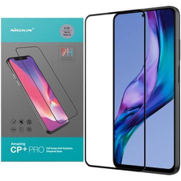 Nillkin CP+PRO ultra tanko kaljeno steklo za celoten zaslon z 0,2 mm okvirjem 9H Xiaomi Redmi 10 črne barve