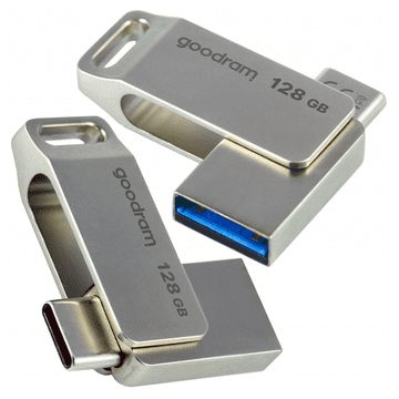 1 to 3 Goodram Pendrive 128 Gb Usb 3.2 Gen 1 Usb Usb C Otg Za Telefon Računalnik