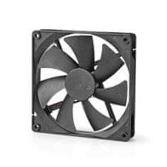 Nedis DC ventilator | DC | Velikost ventilatorja: 140 mm | 3-pinski | 24,9 dBA | Črna 
