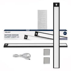Yeelight  Closet Sensor Light 40cmčrna 4000K