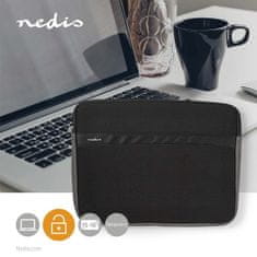 Nedis Beležnica Väska | 15-16" | Neopren | Antracit / Črna | 22 mm | 277 mm | 380 mm 