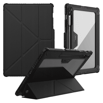 Nillkin Nillkin Bumper usnjen ovitek Pro za Samsung Galaxy Tab S9+ - črn