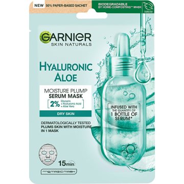 Garnier Tekstilna maska za obraz z aloe vero Hijaluronska Aloe (Serum Tissue Mask) 28 g
