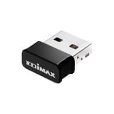 Nedis Brezžični USB adapter AC1200 2,4/5 GHz (dvopasovni) Wi-Fi črna/aluminij 