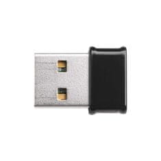 Nedis Brezžični USB adapter AC1200 2,4/5 GHz (dvopasovni) Wi-Fi črna/aluminij 