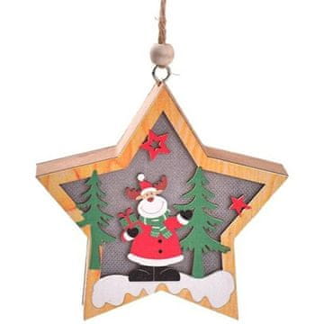 shumee Lesena božična svetilka v obliki severnih jelenov